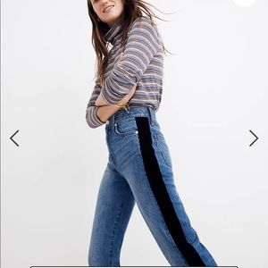 Madewell perfect vintage jean velvet tux edition 31